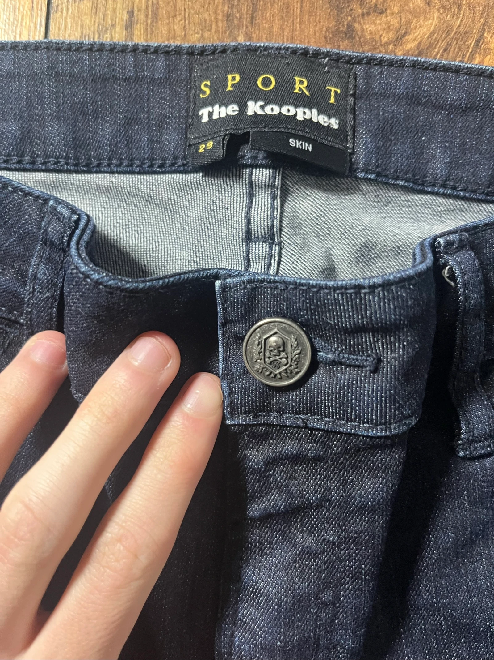Slim fit rock-chic premium brand jeans - The Kooples - size 29 - good condition – photo 5